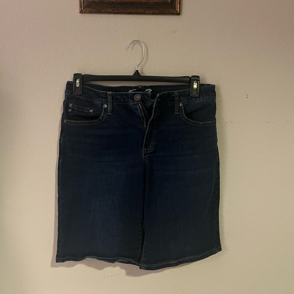 Seven7 Indigo Denim Shorts - Picture 4 of 4